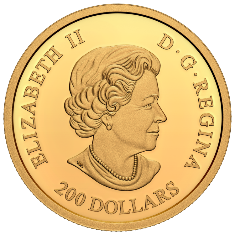 2021 200 Pure Gold Coin 100th Anniversary of the Discovery of Insulin Obverse