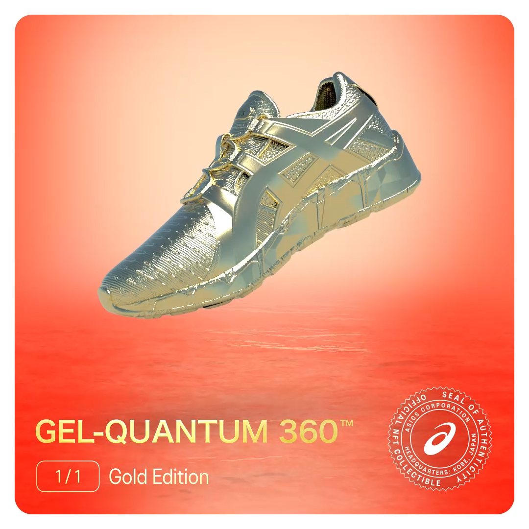 ASICS NFT GelQuantum360 Gold
