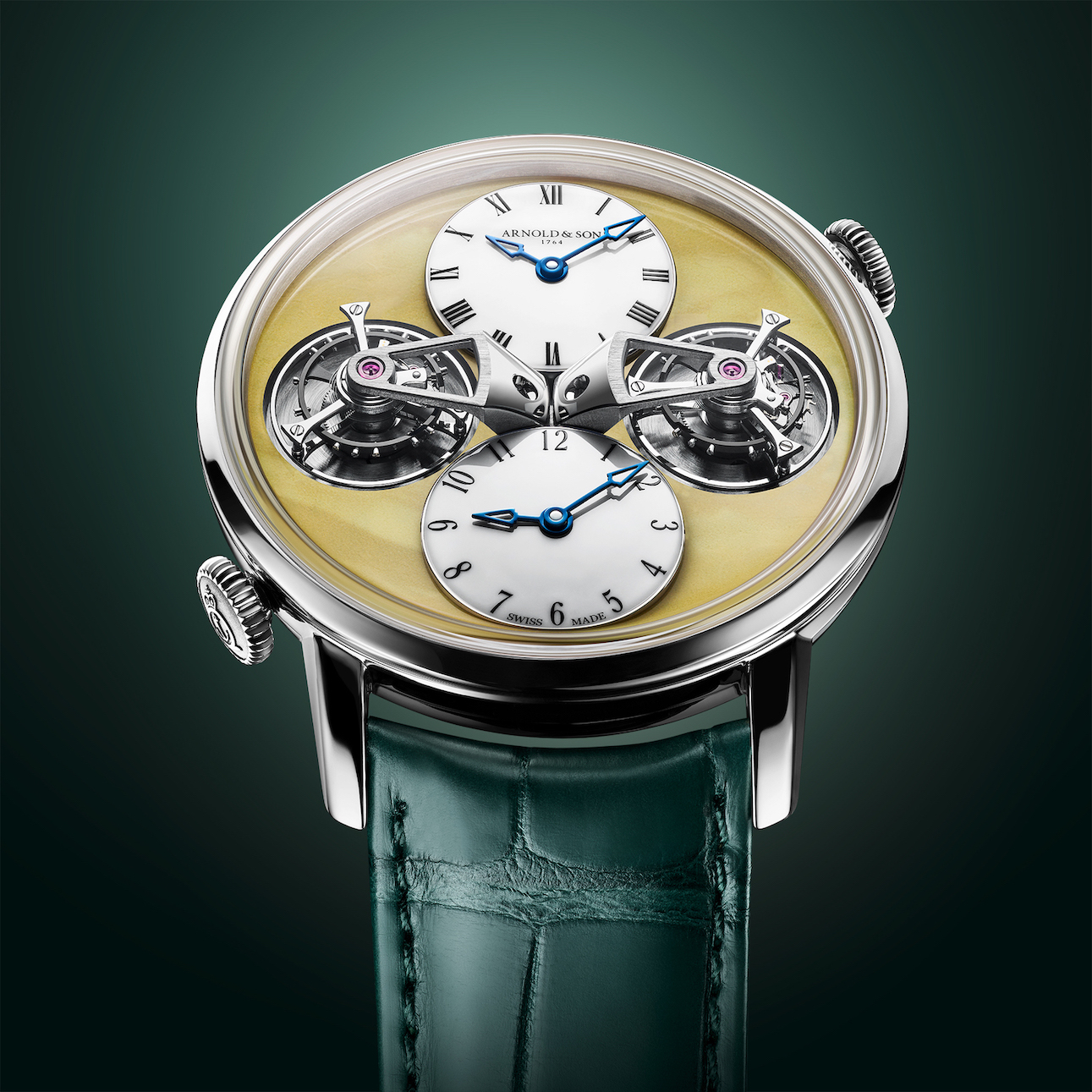 AS Double Tourbillon WG Ambre face up