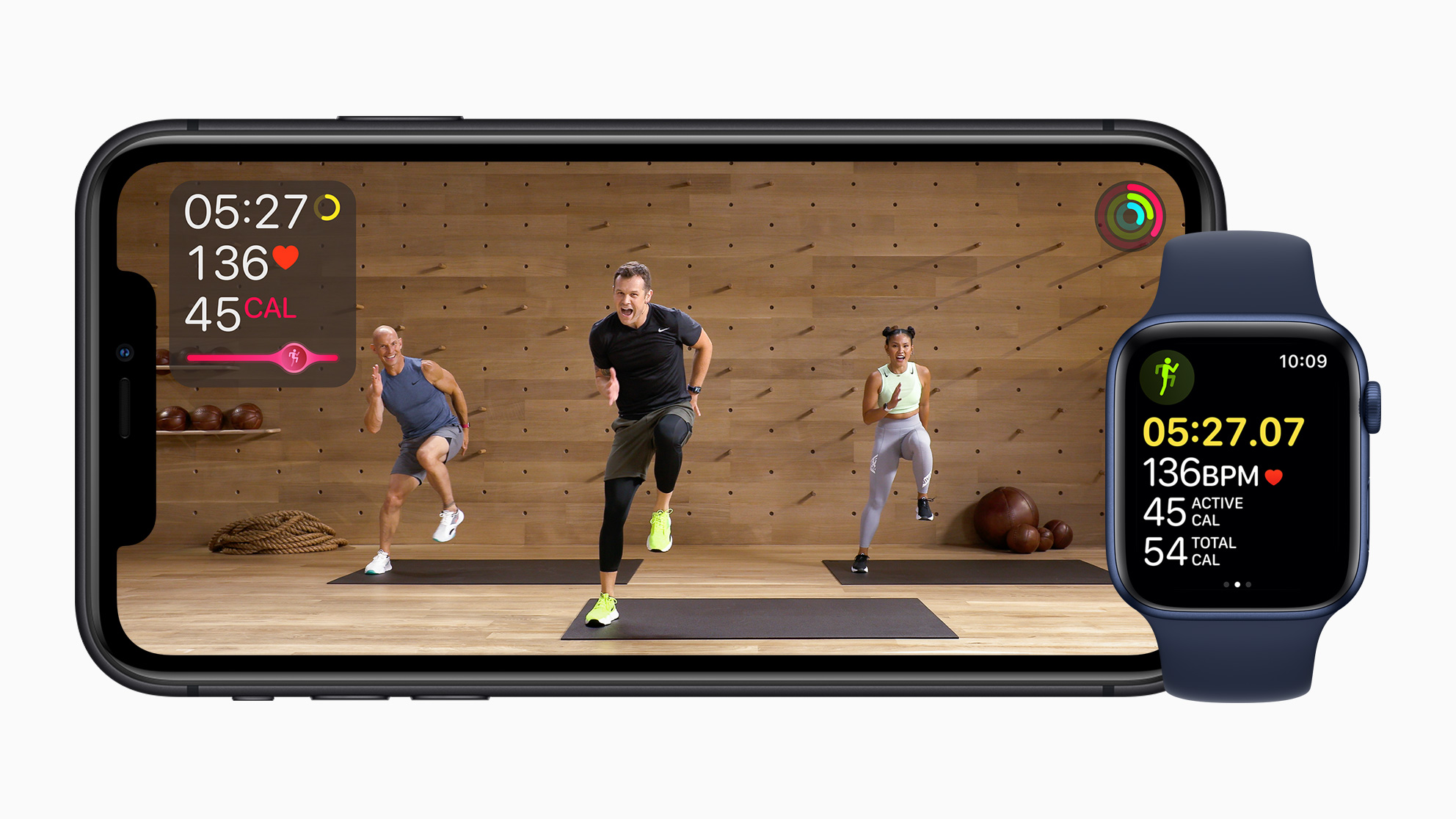 Apple fitness plus iphone11 apple watch series 6 09152020