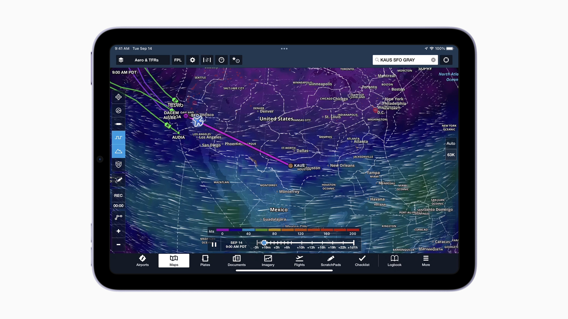 Apple iPad mini fore flight 09142021