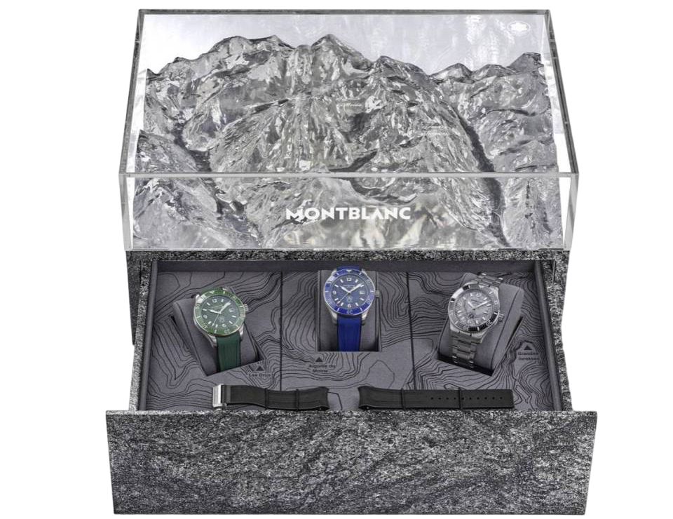 MONTBLANC THE LIMITED EDITION 1858 ICED SEA COFFRET
