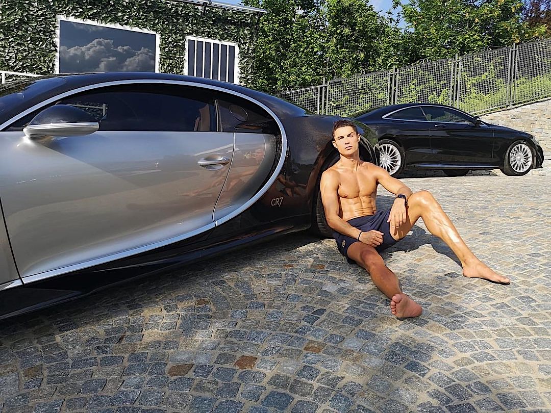 Cristiano Ronaldo Bugatti Chiron