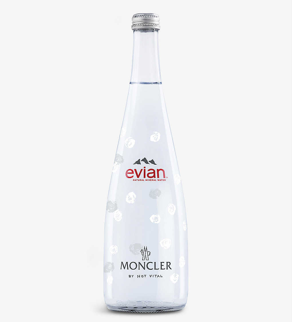 Evian Moncler bottle