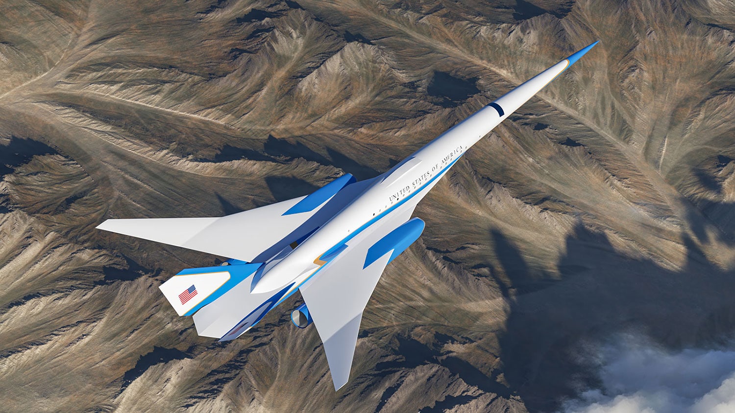 Exosonic supersonic plane