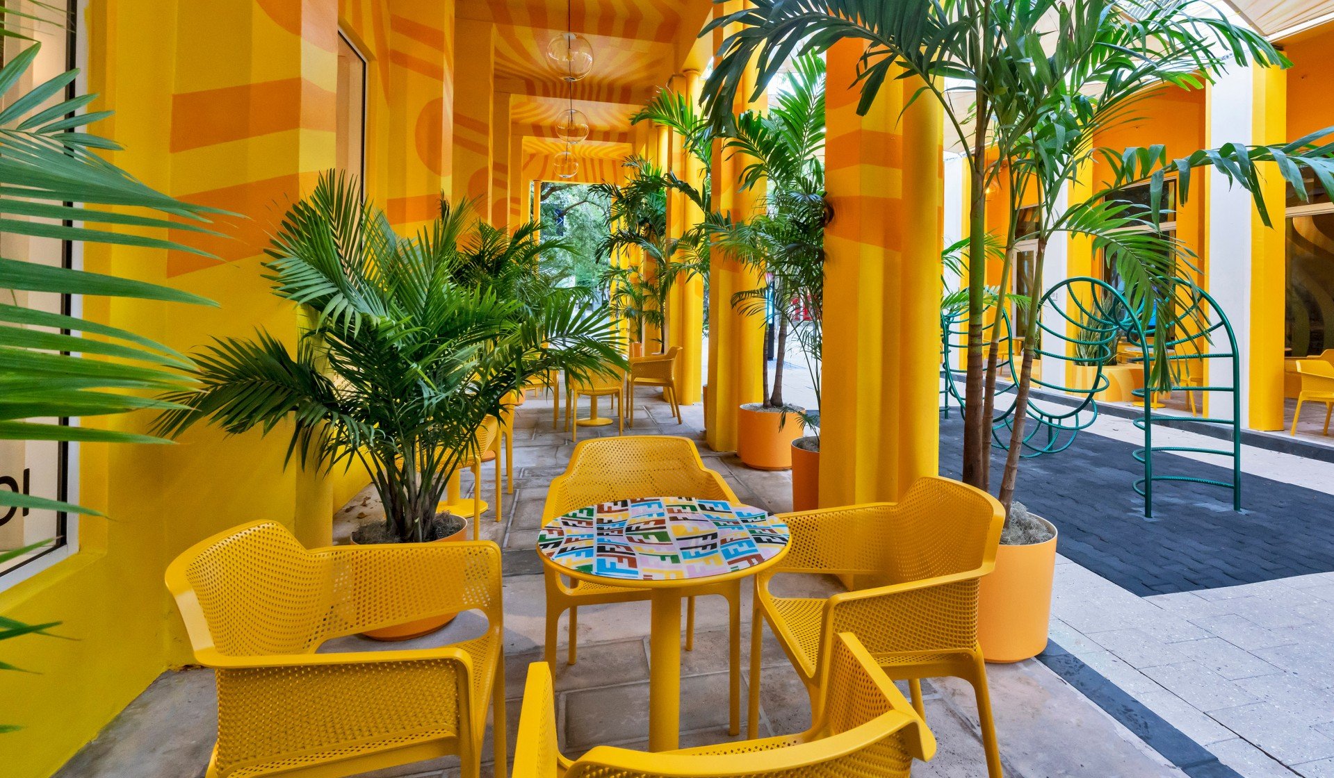FENDI Caffe at Miami Design District 2021 pop up 2021