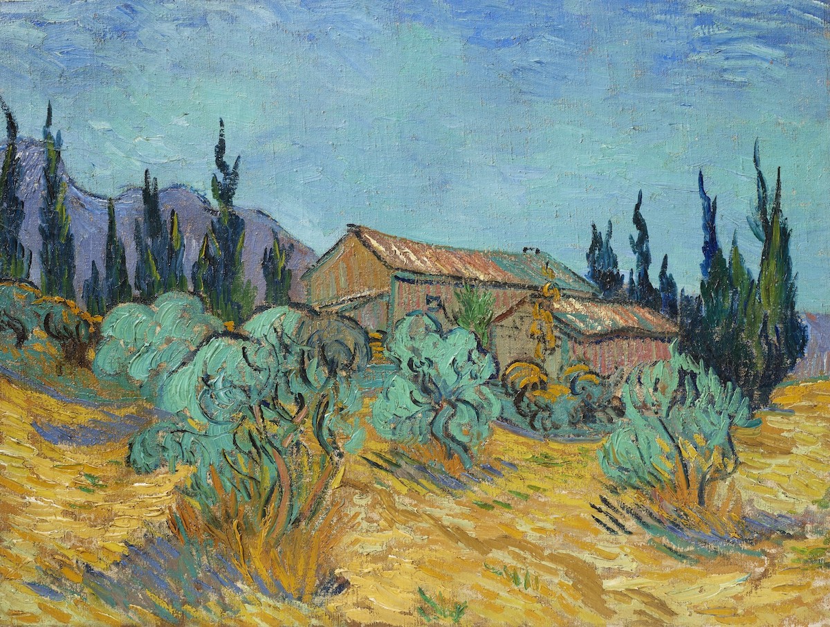 Vincent van Gogh s Cabanes de bois parmi les oliviers et cypr s is expected to bring in approximately $40 million at Christie's auction of Edwin L. Cox's Impressionist collection in November.