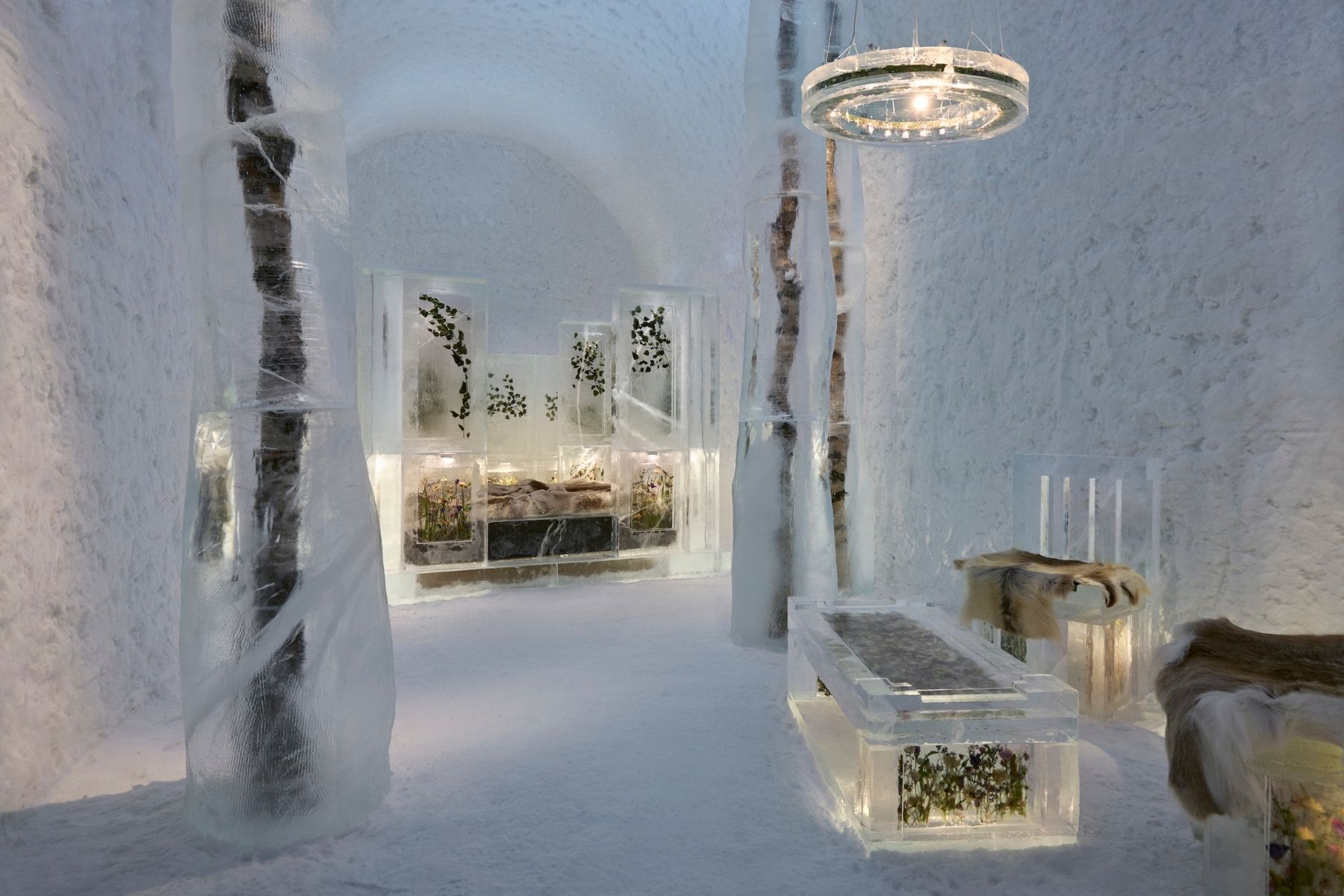 ICEHOTEL in Sweden new suite Midsummer Nights Dream 2021 1