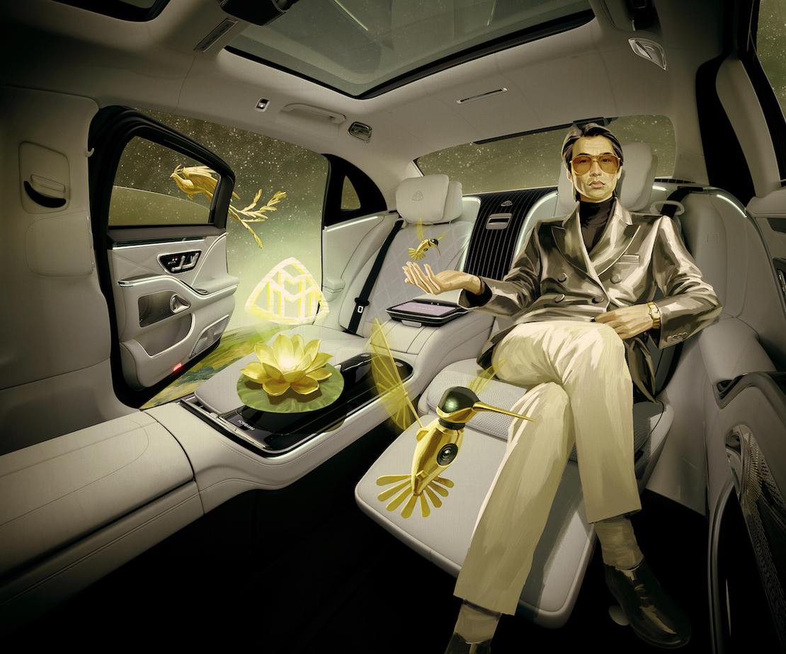 Mercedes Benz и художник Игнаси Монреаль 5