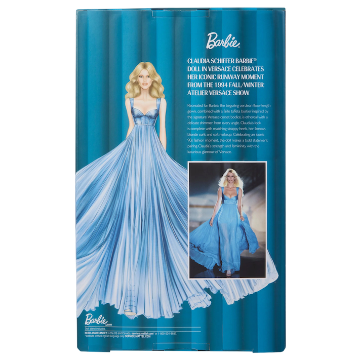 The Barbie Supermodel Claudia Schiffer Doll in Versace Gown 8