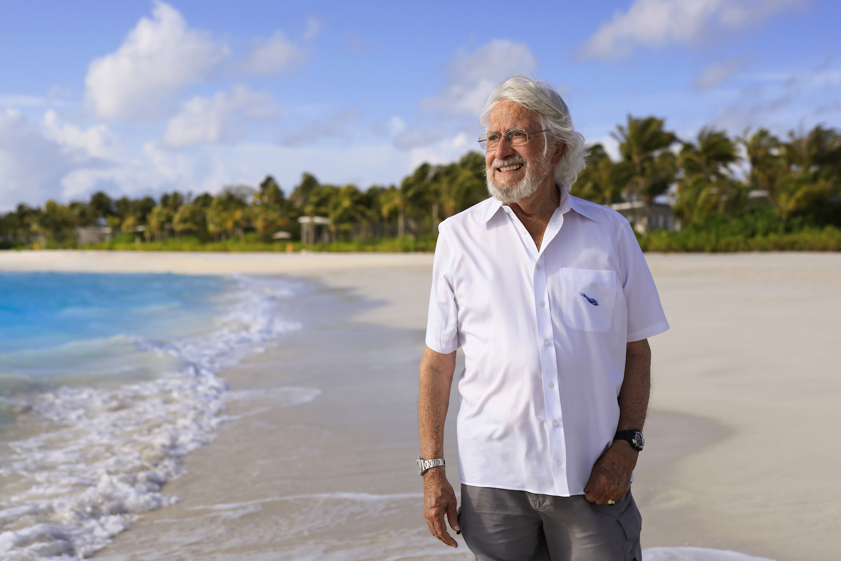 The Ritz Carlton Maldives Fari Islands Jean Michel Cousteau Portrait 1