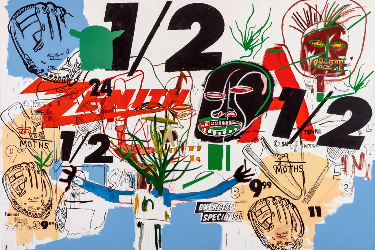 Untitled 1984 Andy Warhol Jean Michel Basquiat Sothebys