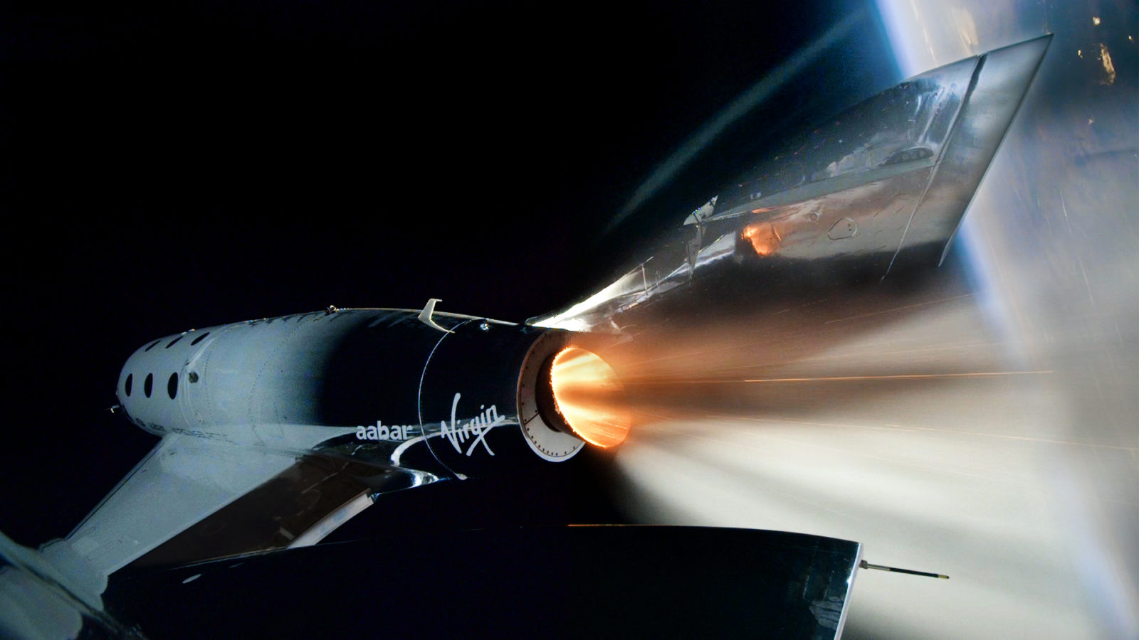 VSS Unity Rockets to Space on Historic First Spaceflight