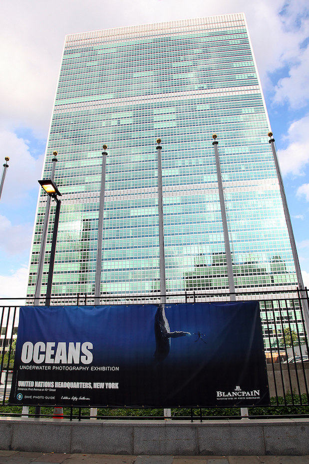 blancpain oceans exhibition united nations new york 2013