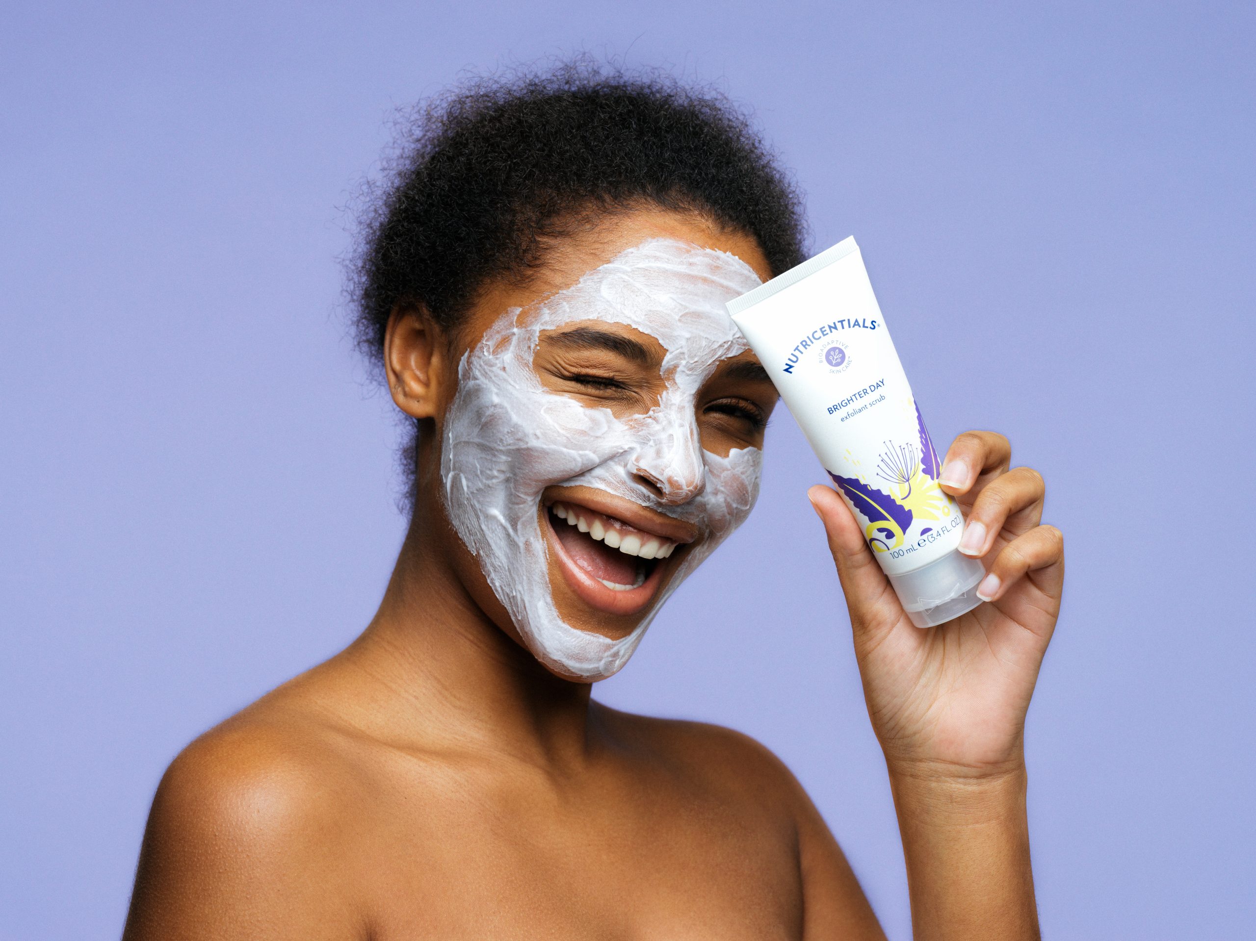 nutricentials models shoot Brighter Day Exfoliant Scrub24 scaled