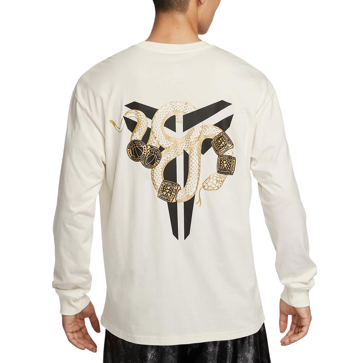 nike kobe year of the snake 5 rings long sleeve shirt white 6 Photoroom