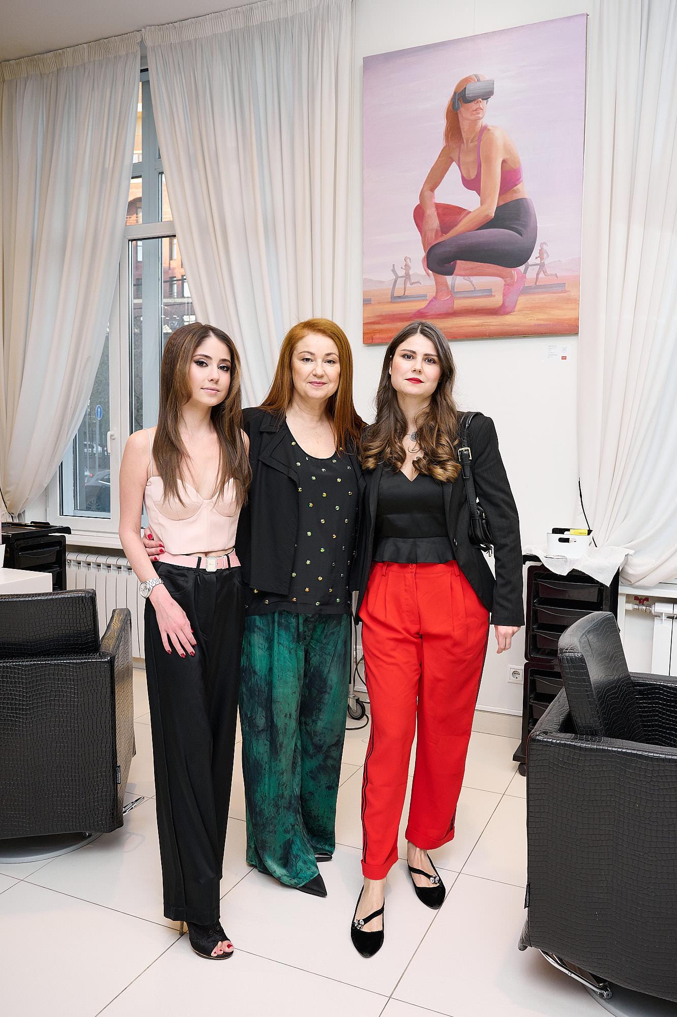 Модные люди Ирина Бычкова с дочками Софьей и Варей 1