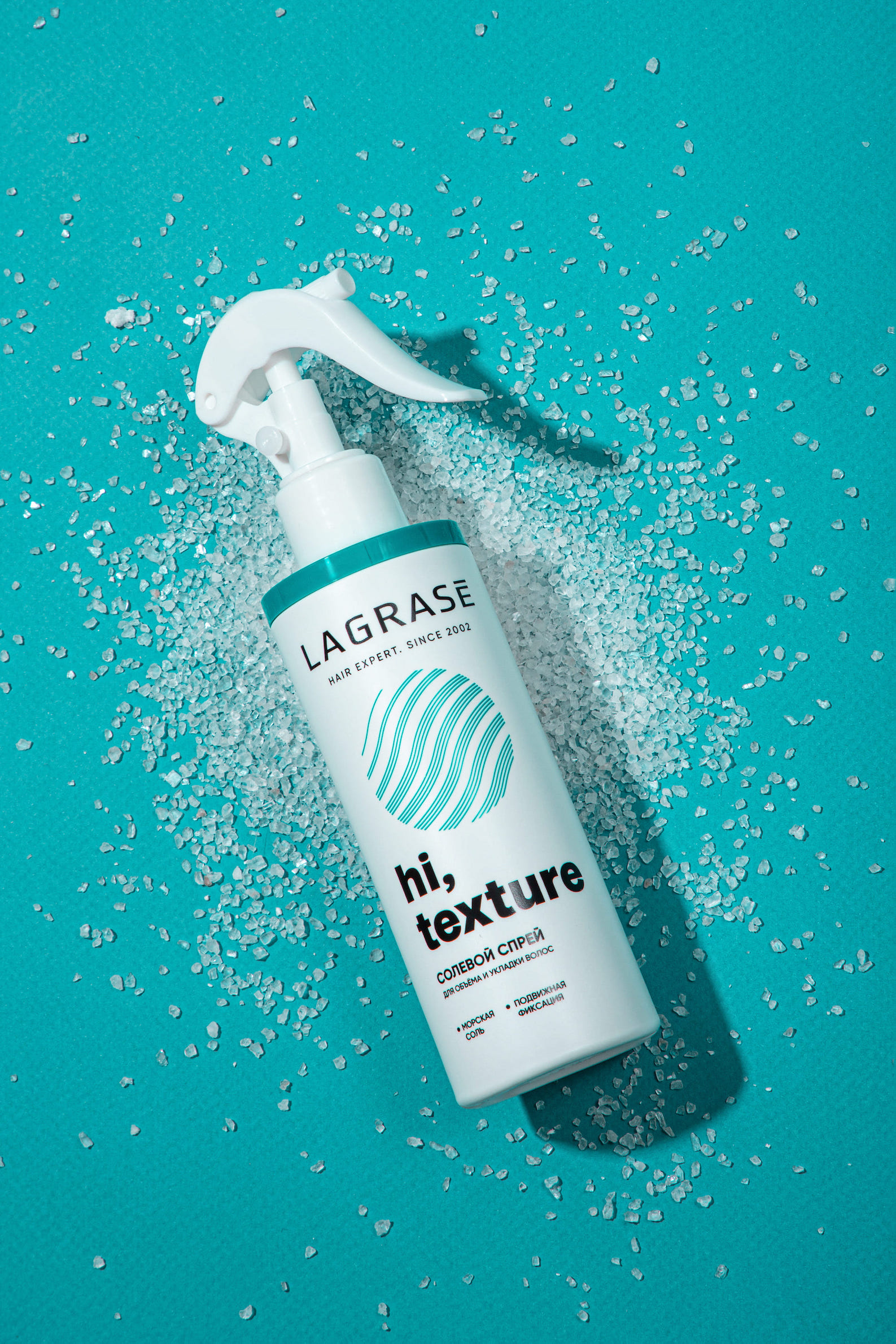 Солевой спрей для волос hi texture от LAGRASE 